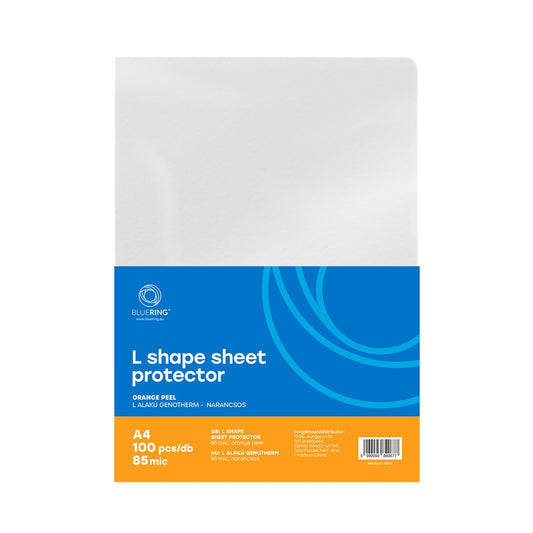 Genotherm `L` A4, 85 micron narancsos Bluering® 100 db/csomag, kép