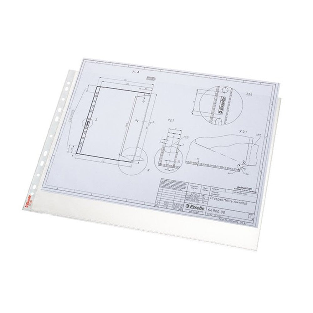 Genotherm lefűzhető, A3, 85 micron, narancsos felület, fekvő, Esselte 10 db/csom kép