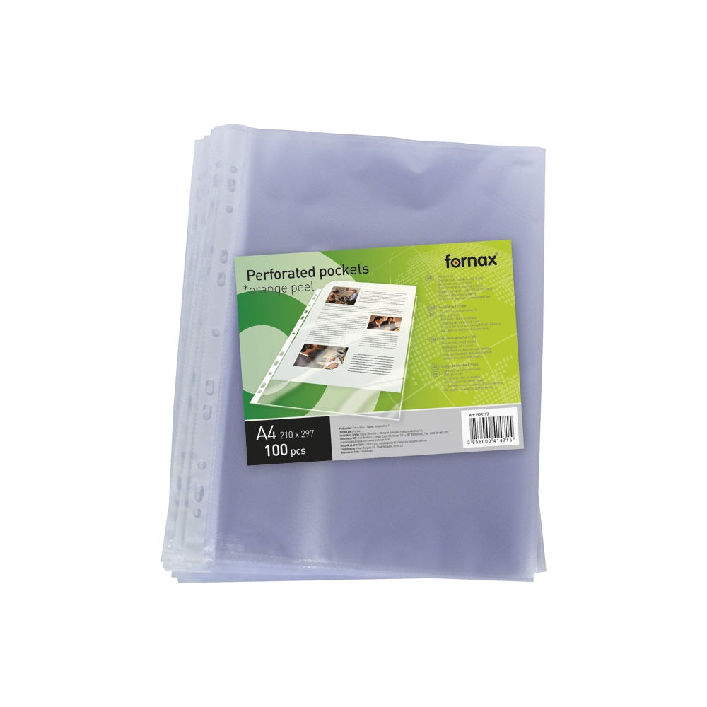 Genotherm lefűzhető, A4, 40 micron narancsos Fornax 100 db/csom kép