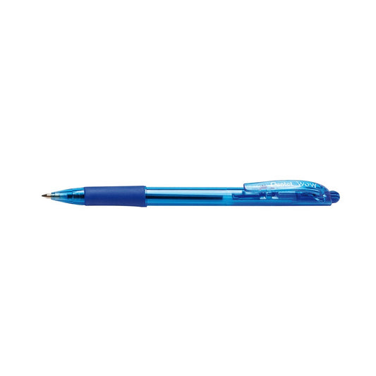 Golyóstoll nyomógombos 0,35mm, BK417-C Pentel Wow, írásszín kék kép