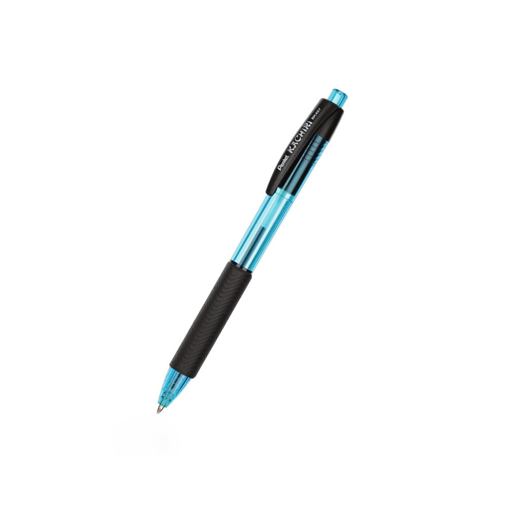 Golyóstoll 0,35mm, háromszög fogózóna Pentel Kachiri BK457C-C, írásszín kék kép