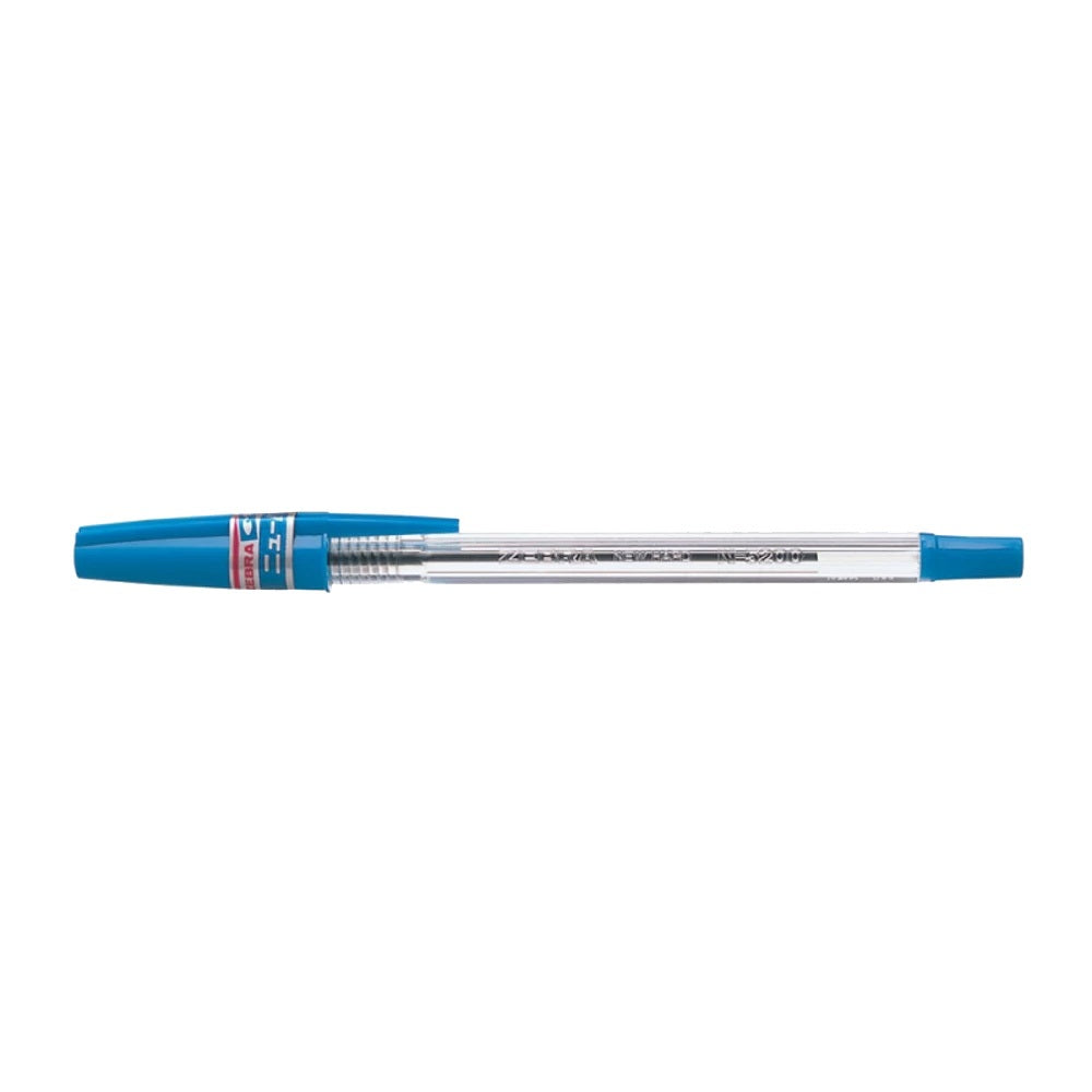 Golyóstoll 0,7mm, kupakos, N5200 Zebra, írásszín kék kép