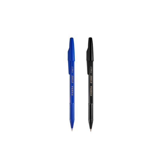 Golyóstoll 0,7mm, kupakos, fekete B1000 Zebra, írásszín fekete kép