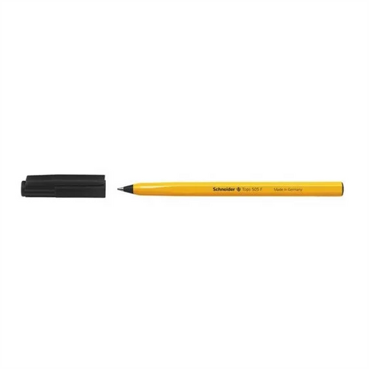Golyóstoll 0,3mm, kupakos Schneider TOPS 505 F, írásszín fekete kép