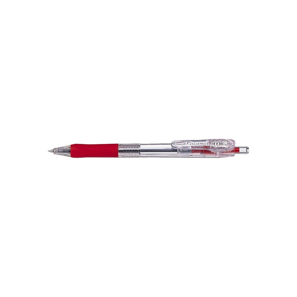 Golyóstoll 0,5mm, Zebra Tapli clip Eco, írásszín piros kép