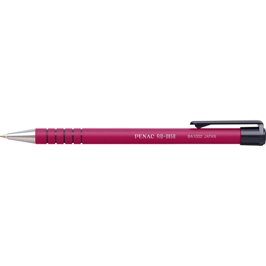 Golyóstoll 0,7mm, piros test, Penac RB085B, írásszín piros kép
