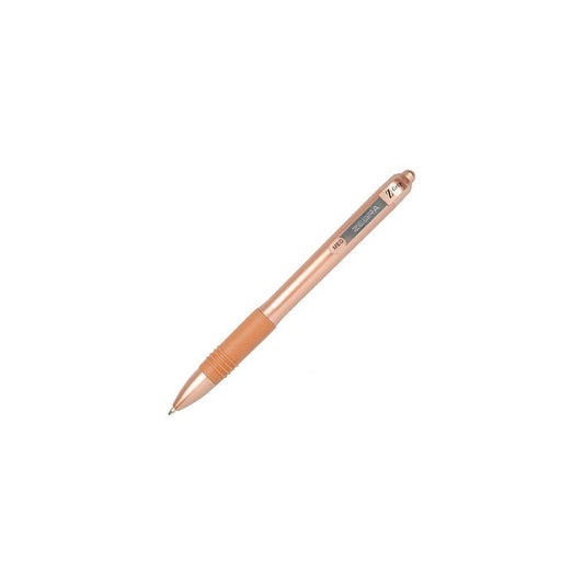 Golyóstoll 1mm, rose gold test, Zebra Z-grip Smooth, írásszínkék kép