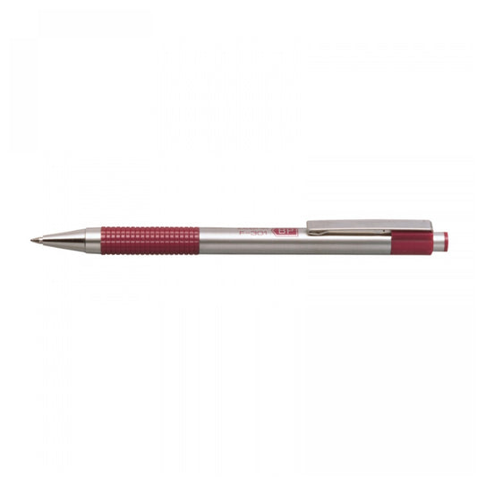 Golyóstoll 0,7mm, bordó test, Zebra F-301, írásszín kék kép