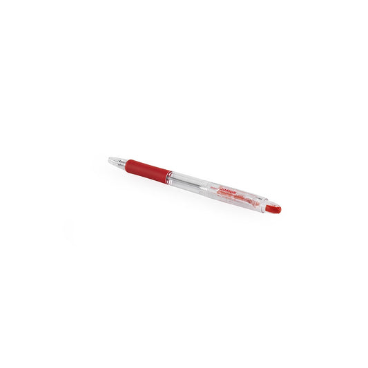 Golyóstoll 0,7mm, nyomógombos Zebra Jimnie, írásszín piros kép