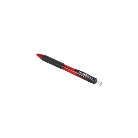 Golyóstoll 0,35mm, háromszög fogózóna Pentel Kachiri BK457B-B, írásszín piros kép