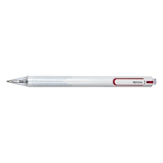 Golyóstoll OPTIMA nyomógombos Stella 1,0 mm piros