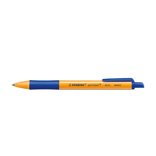 Golyóstoll nyomógombos 0,5mm, Stabilo pointball 6030/41, írásszín kék kép