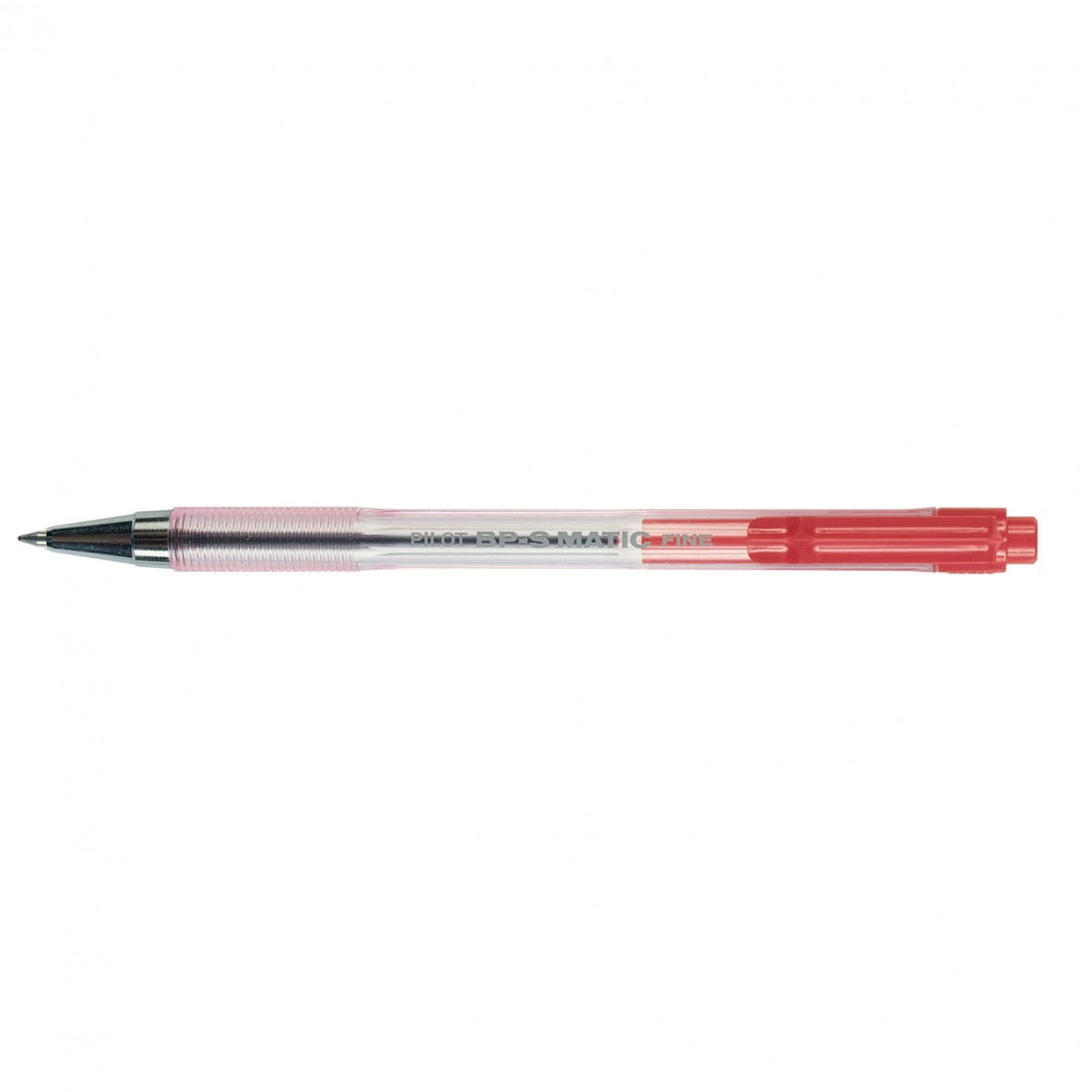 Golyóstoll 0,7mm, nyomógombos Pilot BPS Matic Fine, írásszín piros kép
