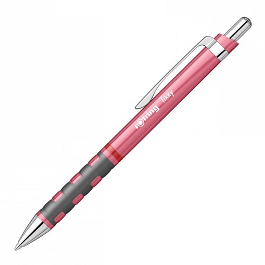 Golyóstoll tearózsa test, Rotring Tikky III, írásszín kék kép