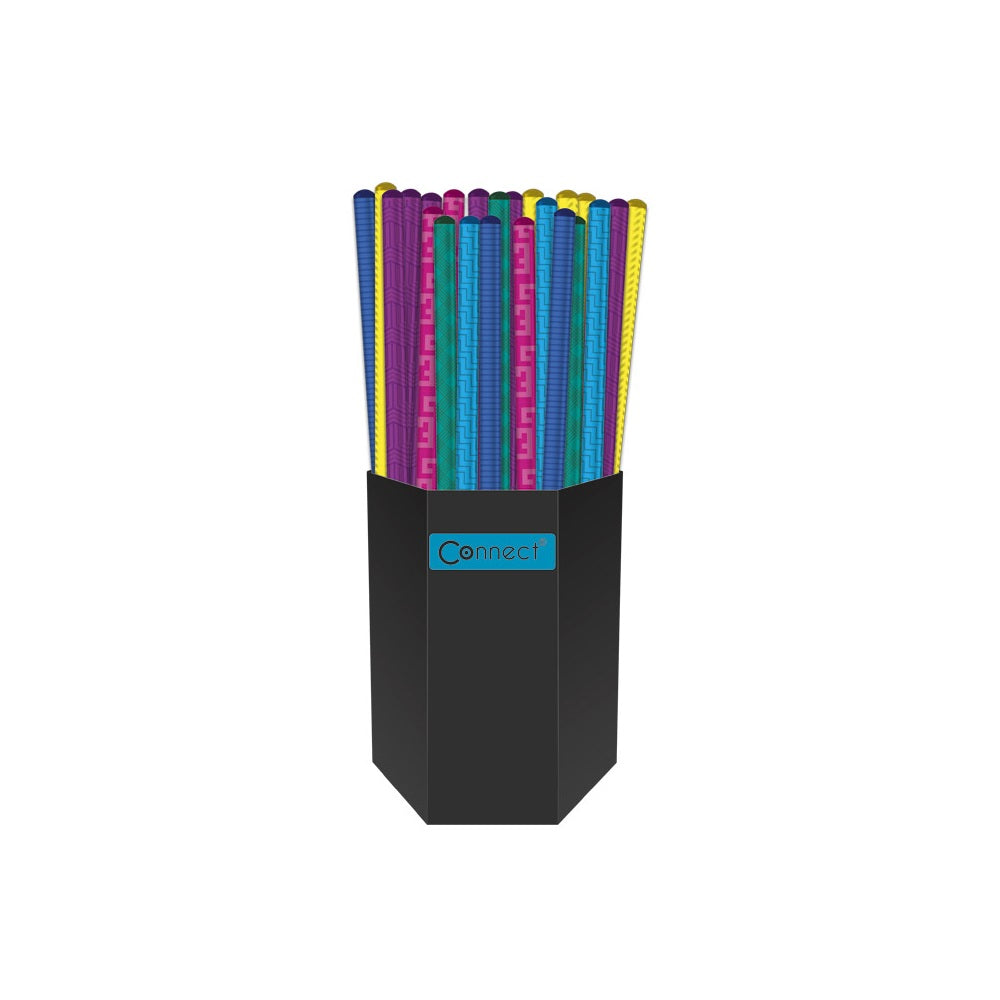 Grafitceruza HB, metál színű kerek test, Connect 72 db/csomag, kép