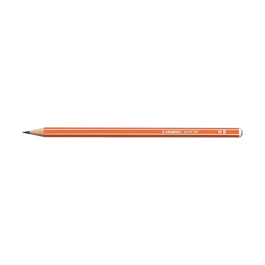 Grafitceruza STABILO Pencil 160 HB hatszögletű narancssárga
