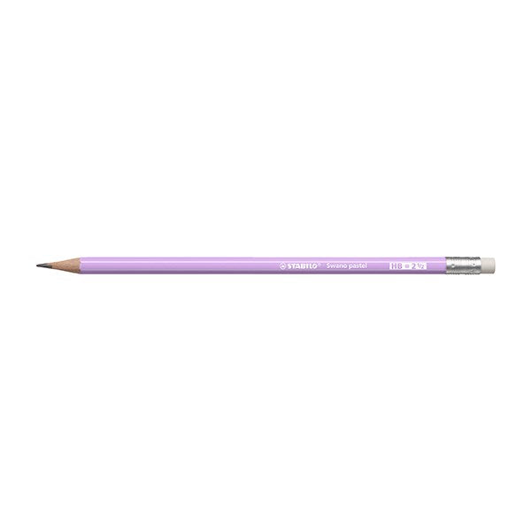Grafitceruza STABILO Swano Pastel HB hatszögletű radíros lila