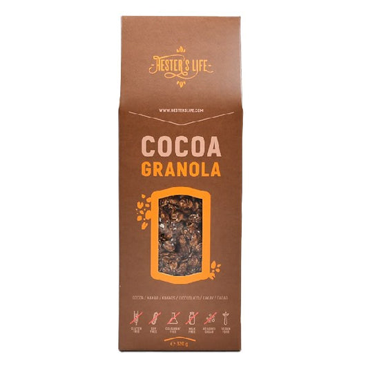 Granola HESTER’S Cocoa kakaós 320 g