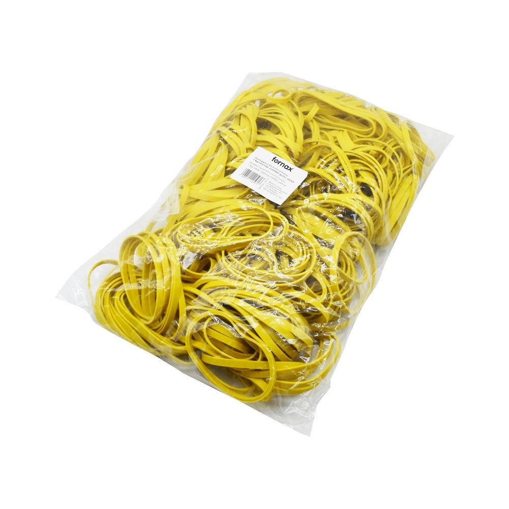 Gumigyűrű 63,5mmx5mm, 1kg/csomag, postázó gumi SÁRGA Fornax kép