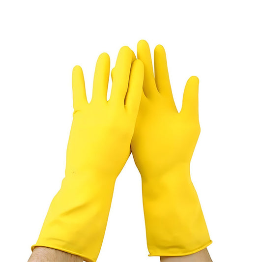 Gumikesztyű M háztartási Safety First sárga kép