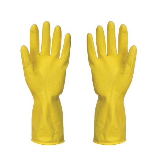 Gumikesztyű XL háztartási pár Safety First sárga kép