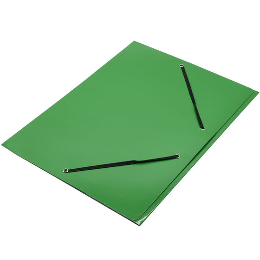 Gumis mappa A4, 400g. karton Fornax Glossy zöld kép