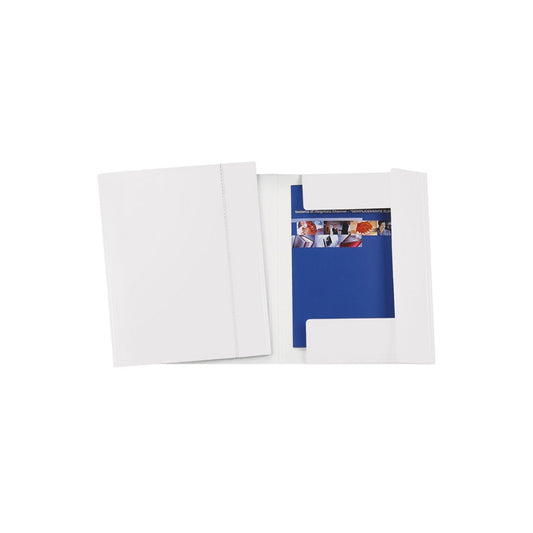 Gumis mappa A4, 600g. FC karton Fornax Glossy fehér kép