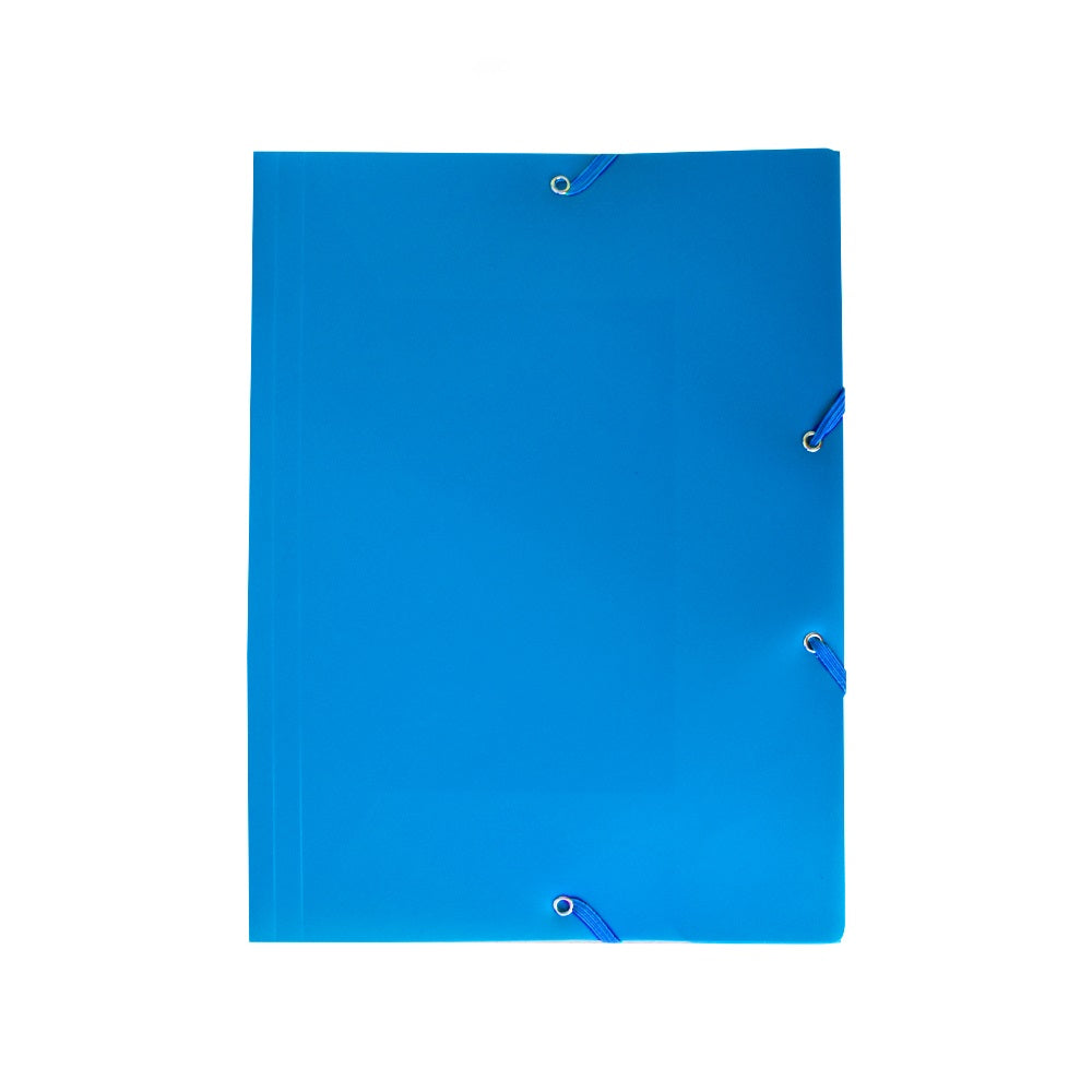 Gumis mappa A4, műanyag Bluering® kék kép