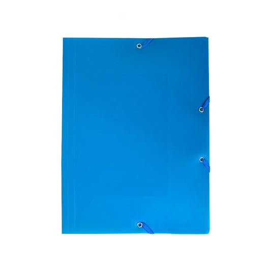 Gumis mappa A4, műanyag Bluering® kék kép