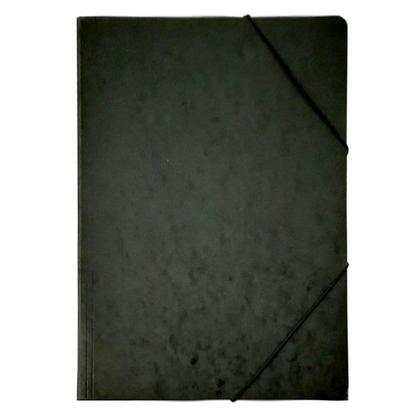 Gumis mappa A/4 prespán fekete 345 g