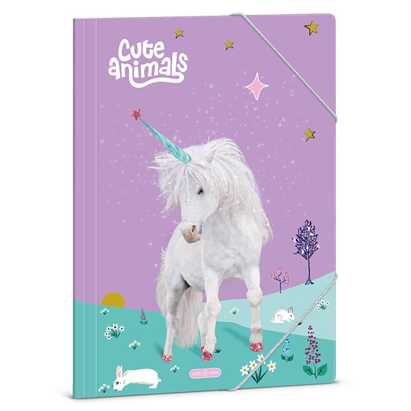 Gumis mappa ARS UNA A/4 Cute Animals-Unicorn