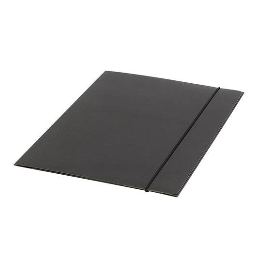 Gumis mappa A4, 400g. karton Fornax Glossy fekete kép