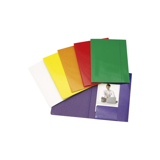 Gumis mappa A4, 600g. FC karton Fornax Glossy piros kép
