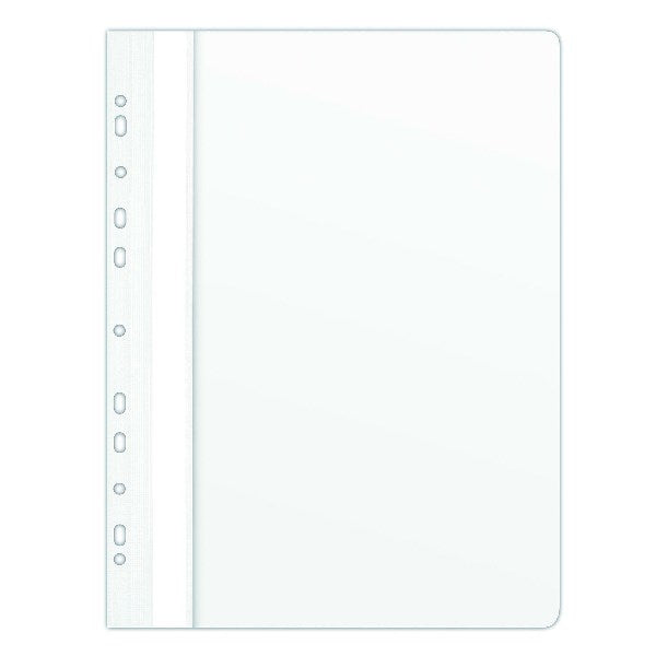 Gyorsfűző DONAU A/4 műanyag lefűzhető fehér