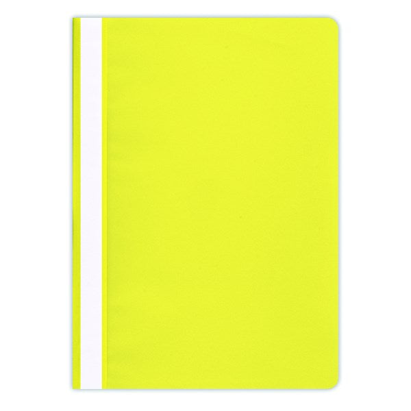 Gyorsfűző DONAU A/4 műanyag sárga 10 darabos