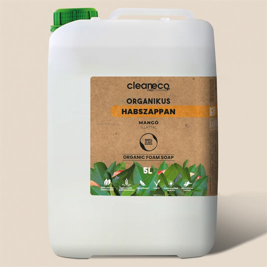 Habszappan 5 liter Cleaneco mangó kép