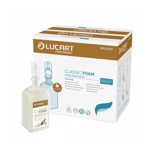 Habszappan utántöltő 1 liter Identity Classic Lucart_89111000 kép