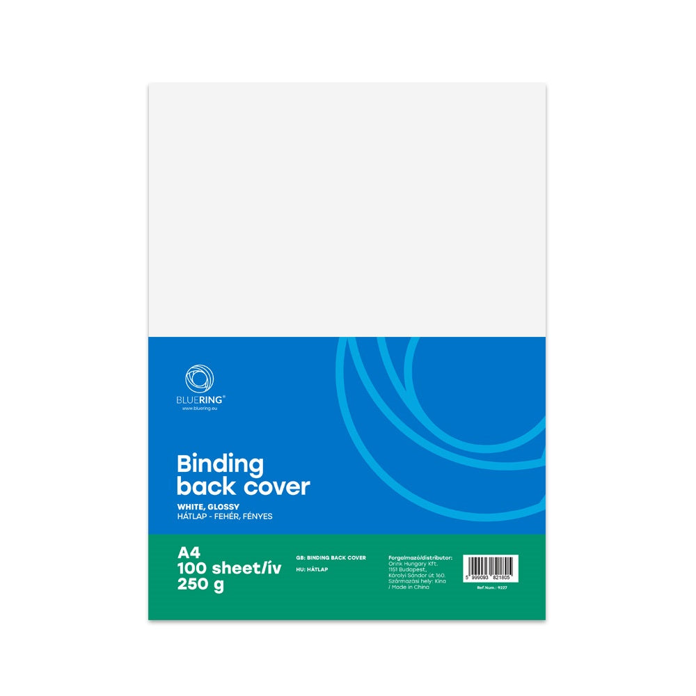 Hátlap, A4, 250 g. fényes 100 db/csomag, Bluering® fehér kép