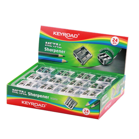 Hegyező 2 lyukú fém 24 db/display Keyroad Metal kép