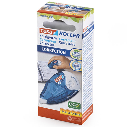 Hibajavító roller 8,4mmx14m utántölthető cserélhető betétes Tesa kép