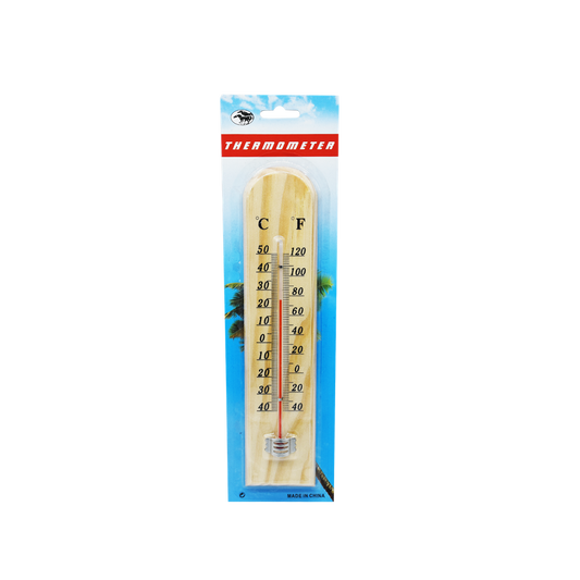 Hőmérő fa 26 cm kép
