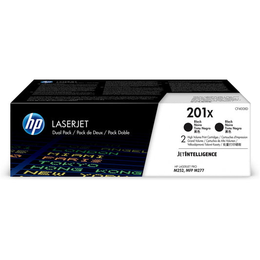 Hp CF400XD toner black ORIGINAL (201X) kép
