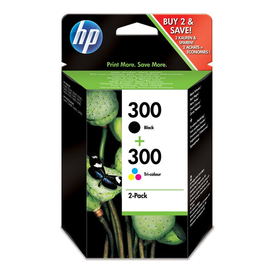 Hp 300/CN637EE tintapatron black/color ORIGINAL kép