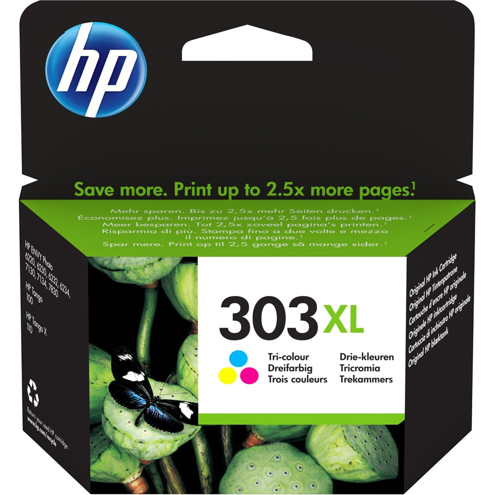 Hp 303XL/T6N03AE tintapatron color ORIGINAL kép