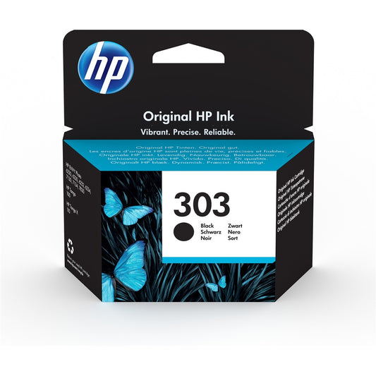 Hp 303/T6N02AE tintapatron black ORIGINAL kép