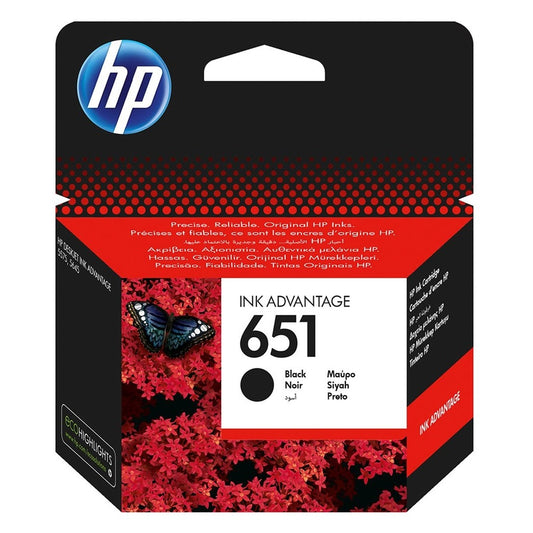 Hp 651/C2P10AE tintapatron black ORIGINAL kép