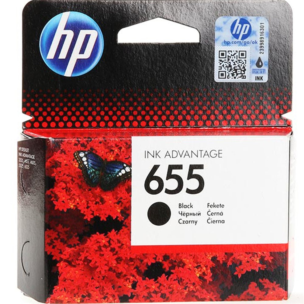 Hp 655/CZ109AE tintapatron black ORIGINAL kép