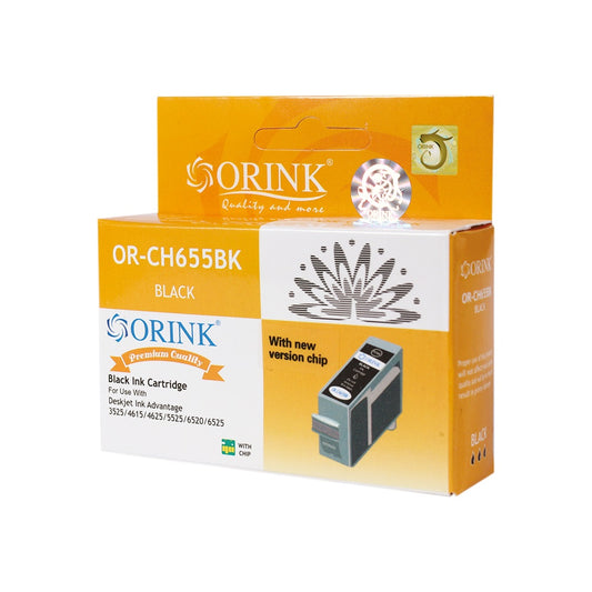 Utángyártott Hp 655/CZ109AE tintapatron black ORINK kép