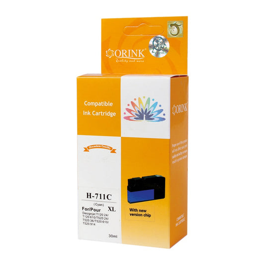 Utángyártott Hp 711XL/CZ130A tintapatron cyan ORINK kép