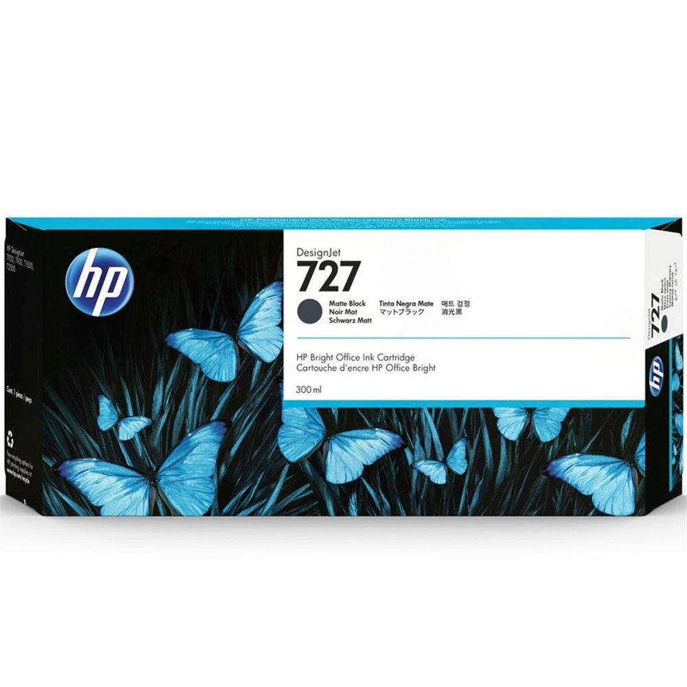 Hp 727/C1Q12A tintapatron matt black ORIGINAL kép